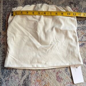 a new day White Strapless Cropped Tube Top